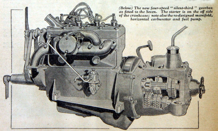 Austin seven engine