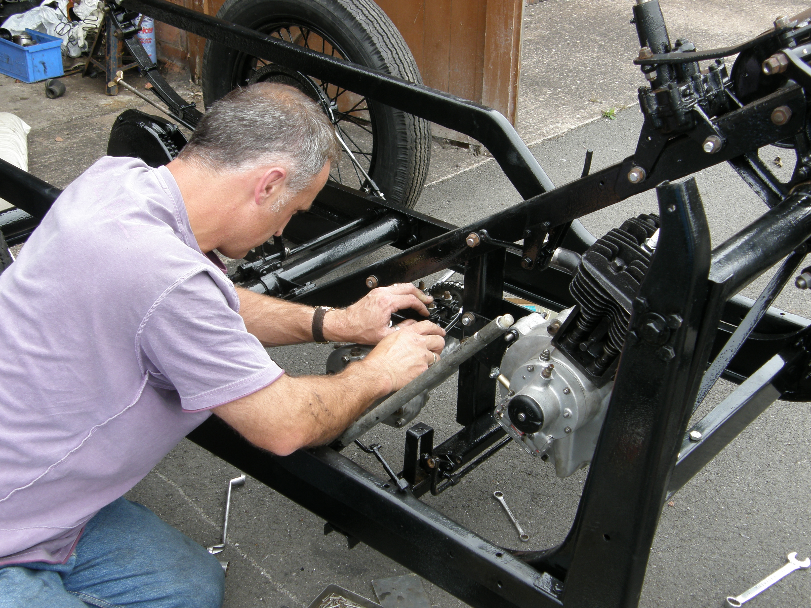 Fitting drive chain